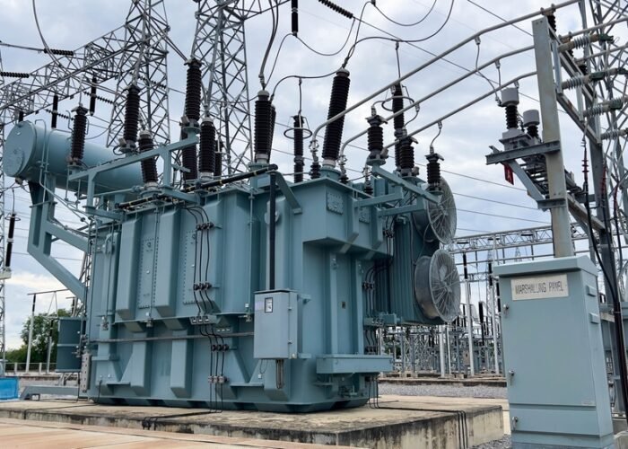 200mva,Transformer,With,A,Marshalling,Panel,In,A,230kv,Power