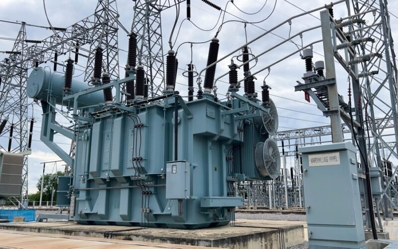 200mva,Transformer,With,A,Marshalling,Panel,In,A,230kv,Power